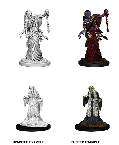 D&D Nolzur's Marvelous Unpainted Miniatures: W6 Green Hag & Night Hag