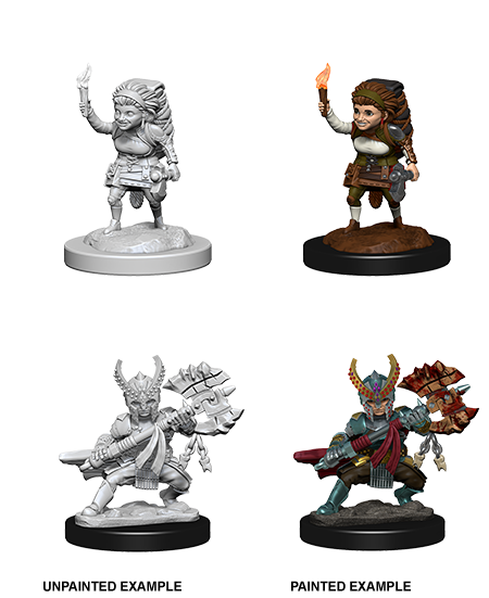D&D Nolzur's Marvelous Unpainted Miniatures: W6 Halfling Female Fighter