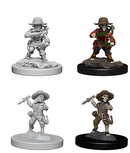 Pathfinder Deep Cuts Unpainted Miniatures: W6 Halfling Male Rogue