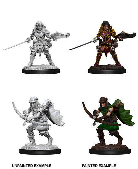 Pathfinder Deep Cuts Unpainted Miniatures: W7 Half-Elf Female Ranger