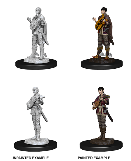 D&D Nolzur's Marvelous Unpainted Miniatures: W7 Half-Elf Male Bard
