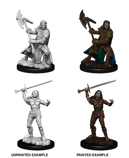 D&D Nolzur's Marvelous Unpainted Miniatures: W7 Half-Orc Female Fighter