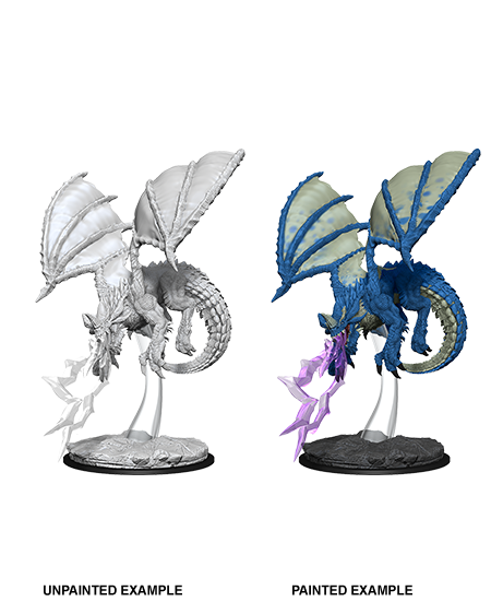 D&D Nolzur's Marvelous Unpainted Miniatures: W8 Young Blue Dragon