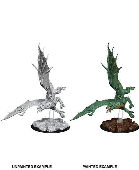D&D Nolzur's Marvelous Unpainted Miniatures: W8 Young Green Dragon