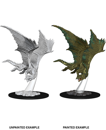 D&D Nolzur's Marvelous Unpainted Miniatures: W9 Young Bronze Dragon