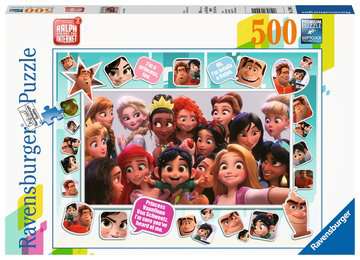 Wreck it Ralph 2 - Princess Selfie (500 pc puzzle)