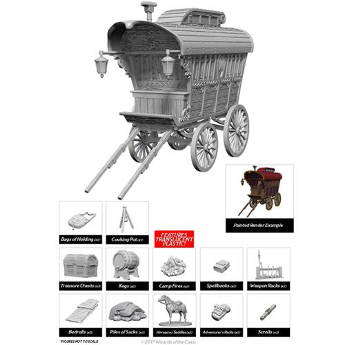 D&D Nolzur's Marvelous Unpainted Miniatures: W4 Adventurer's Campsite