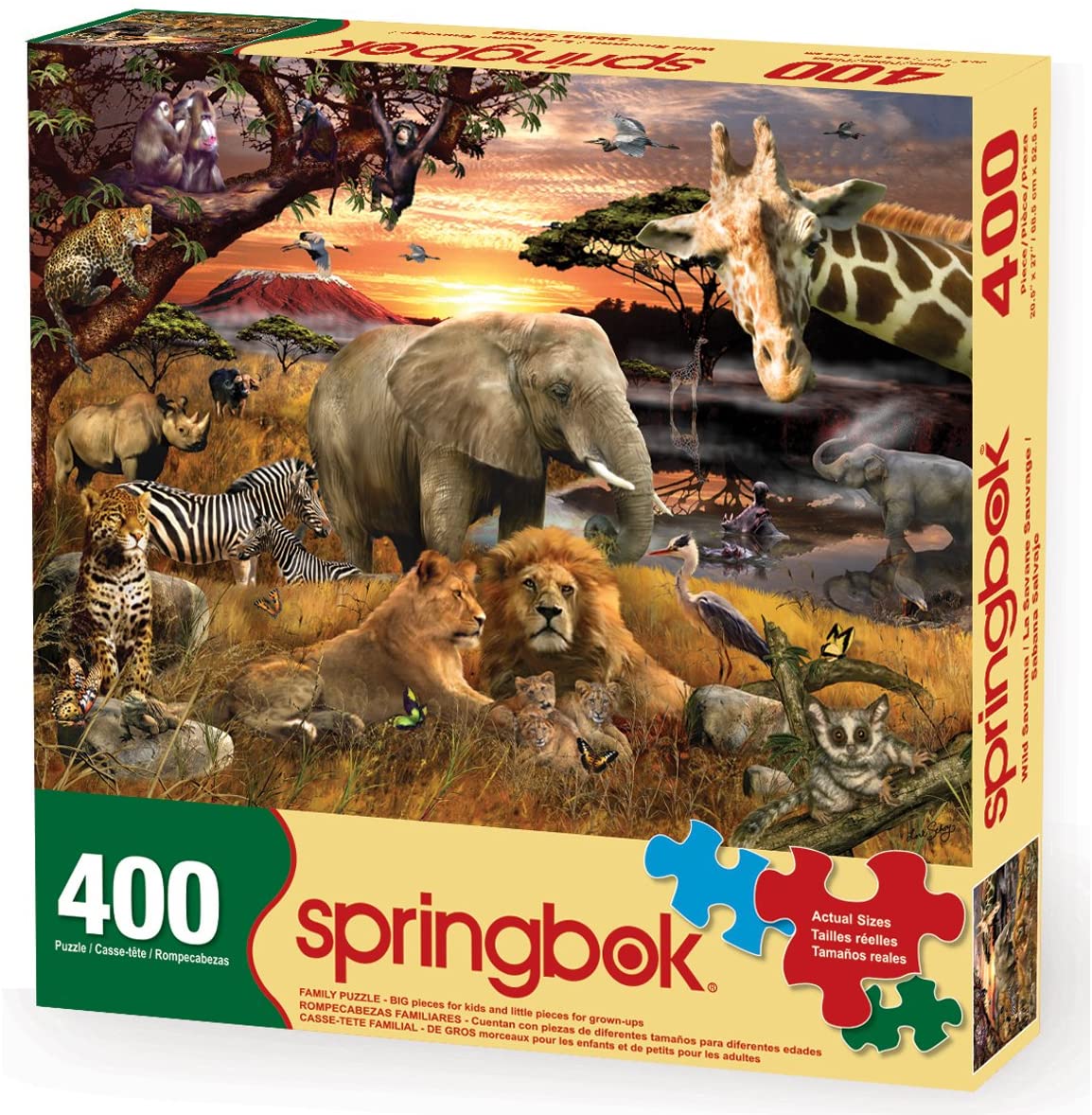 Wild Savanna (400 pc puzzle)
