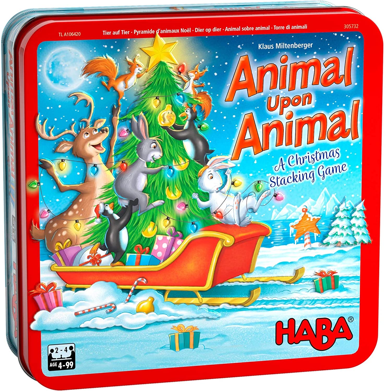Animal Upon Animal: Christmas Stacking Game
