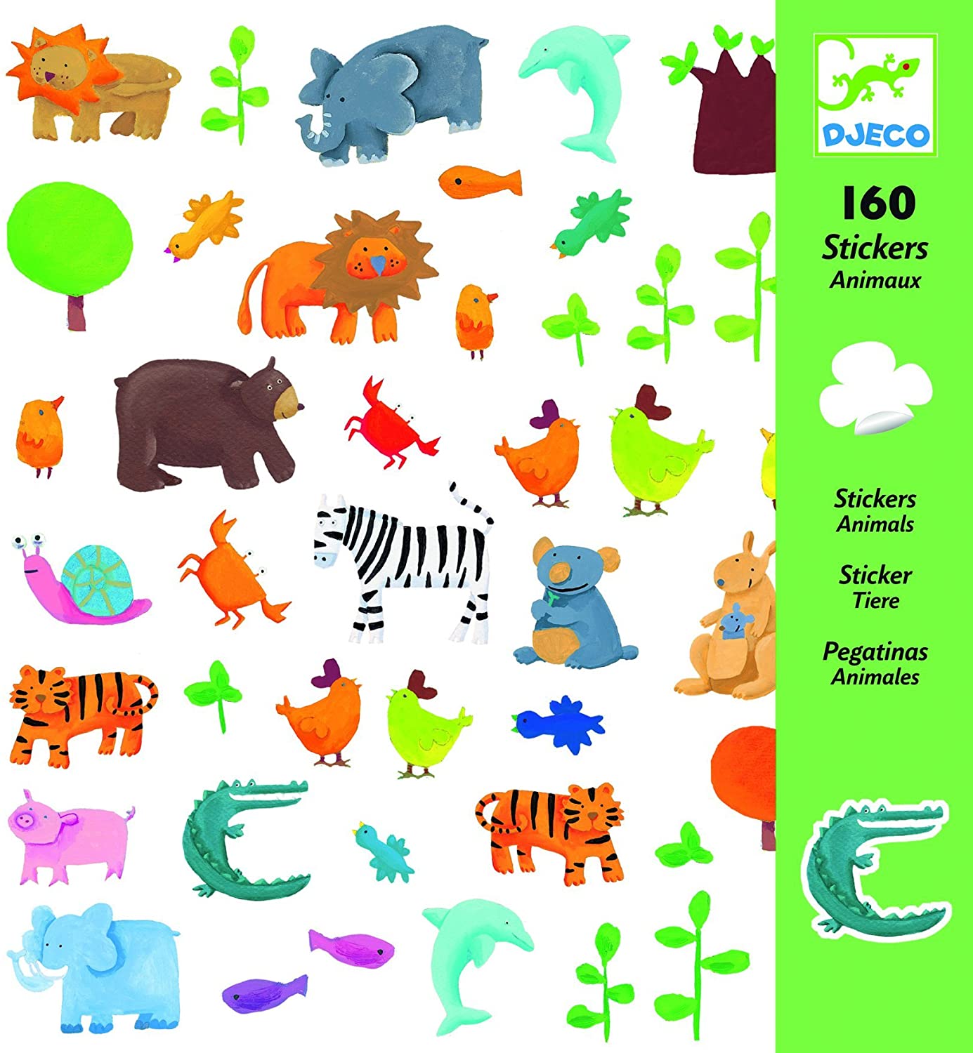 Djeco Stickers: Animals