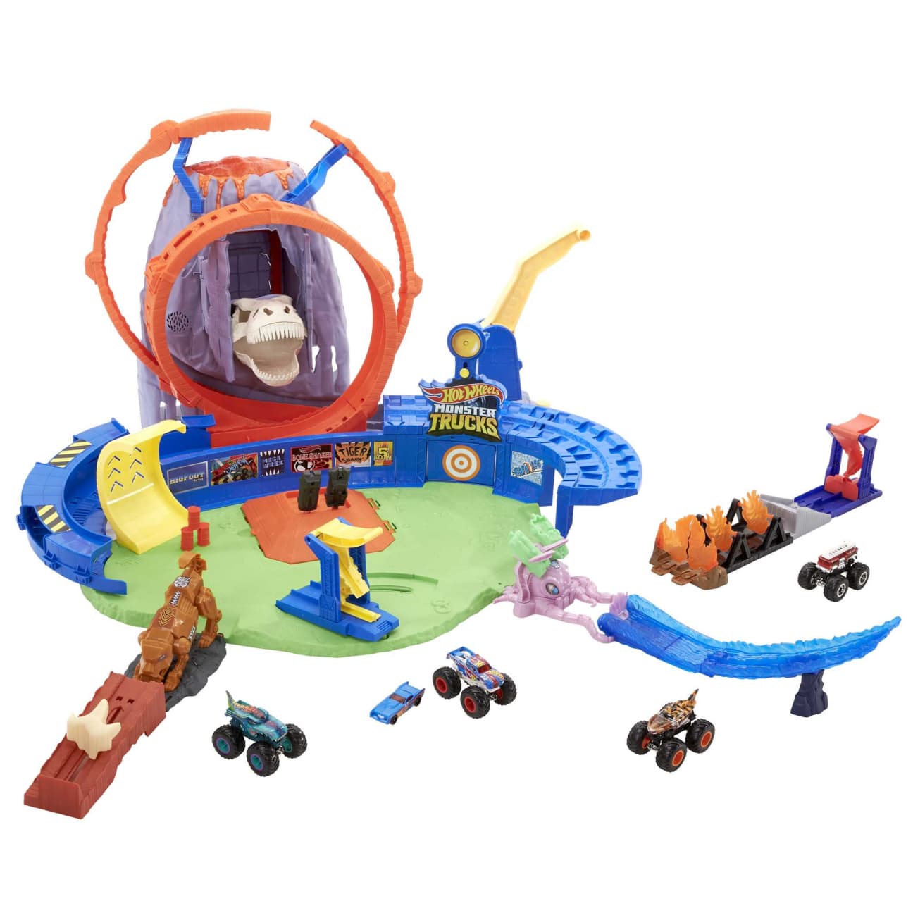 Hot Wheels: T-Rex Volcano Arena Playset