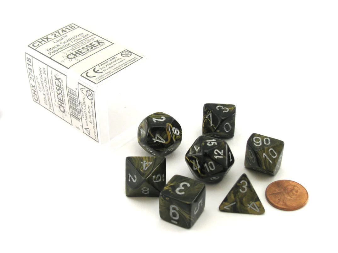 Chessex Leaf Polyhedral 7-Die Set