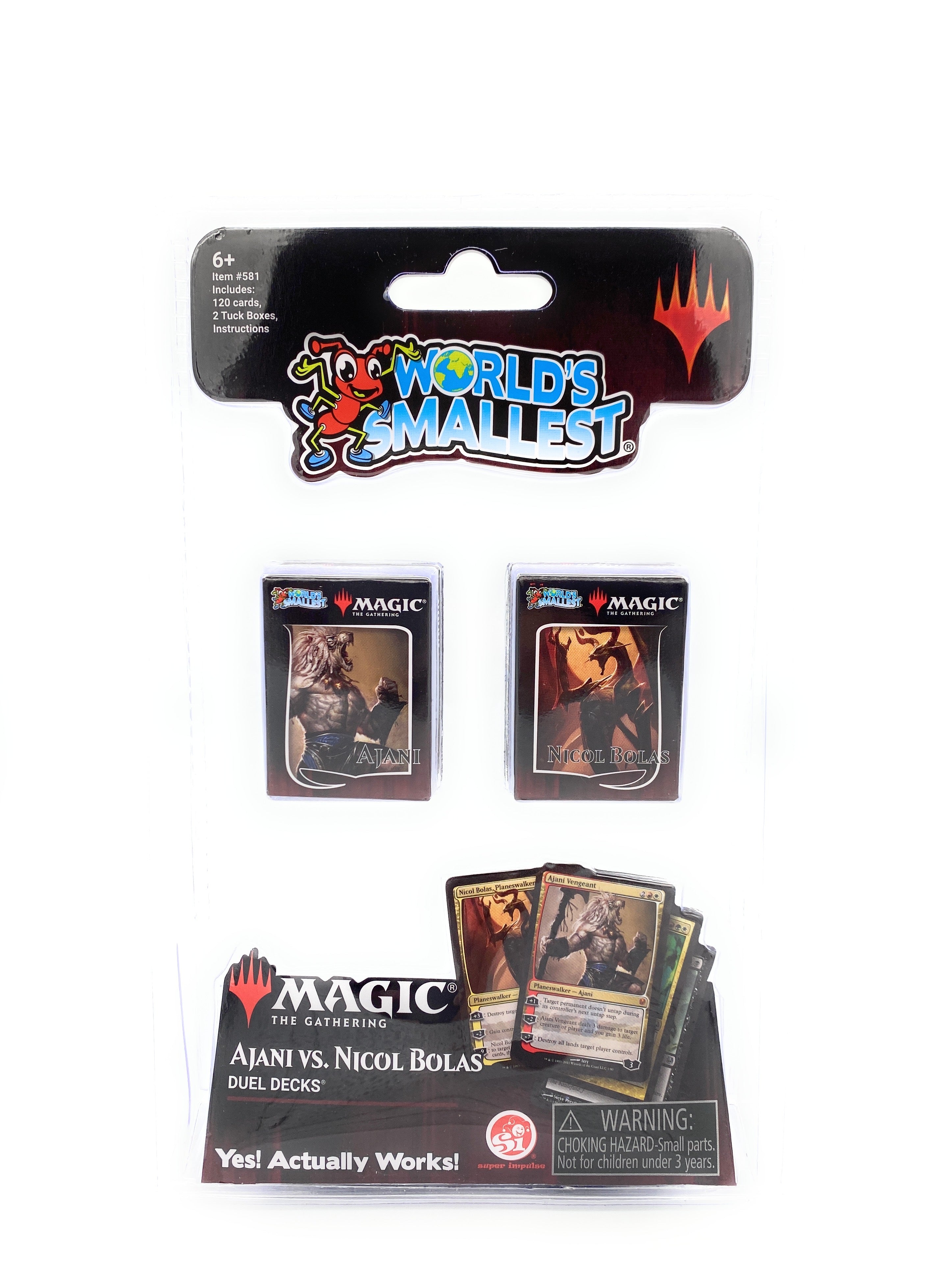 World’s Smallest Magic The Gathering Ajani vs. Nicol Bolas