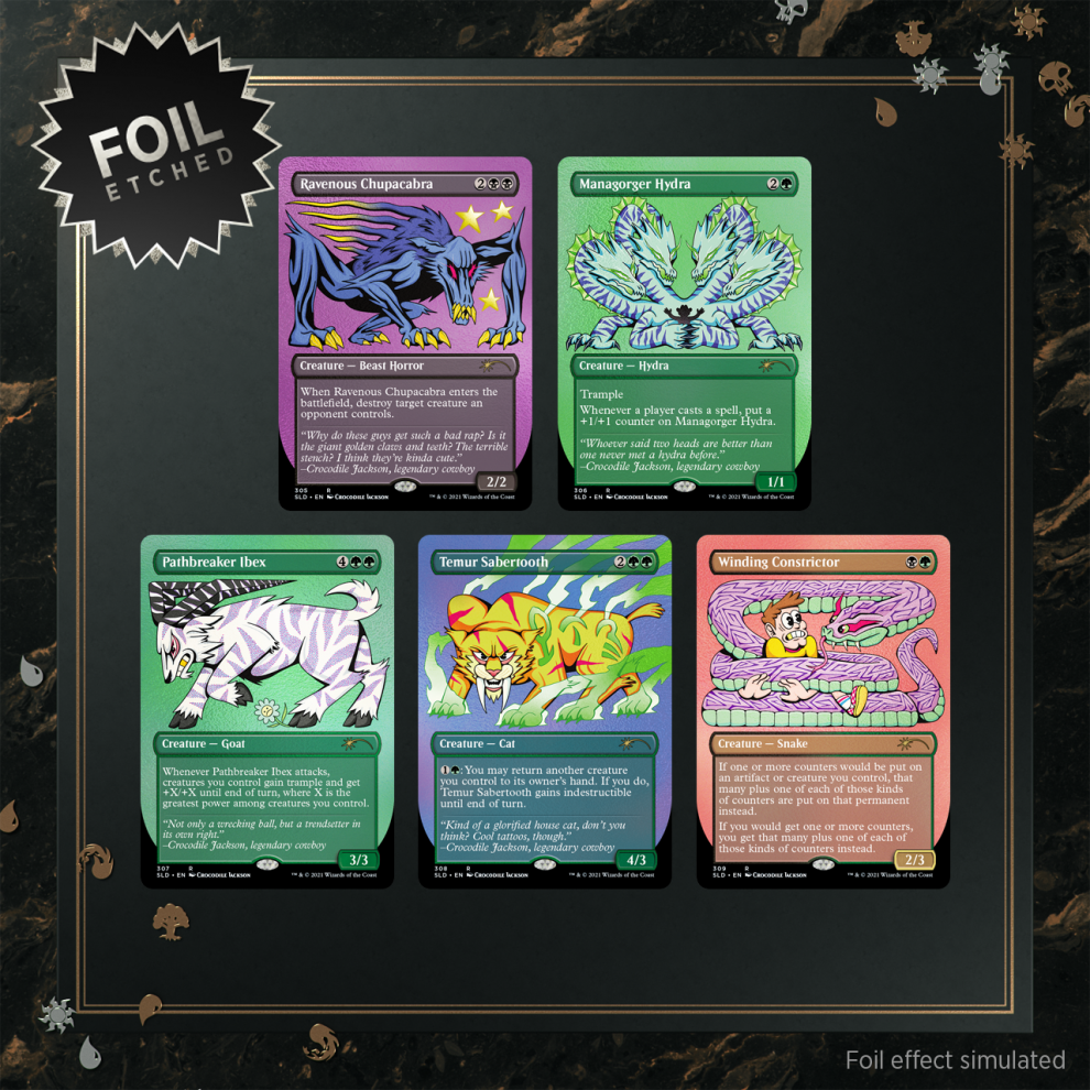 Secret Lair Drop: Crocodile Jackson's Monstrous Menagerie (Foil Edition)