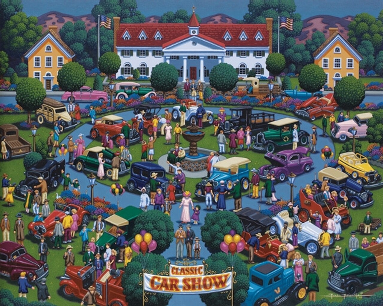 Classic Car Show (1000 pc puzzle)