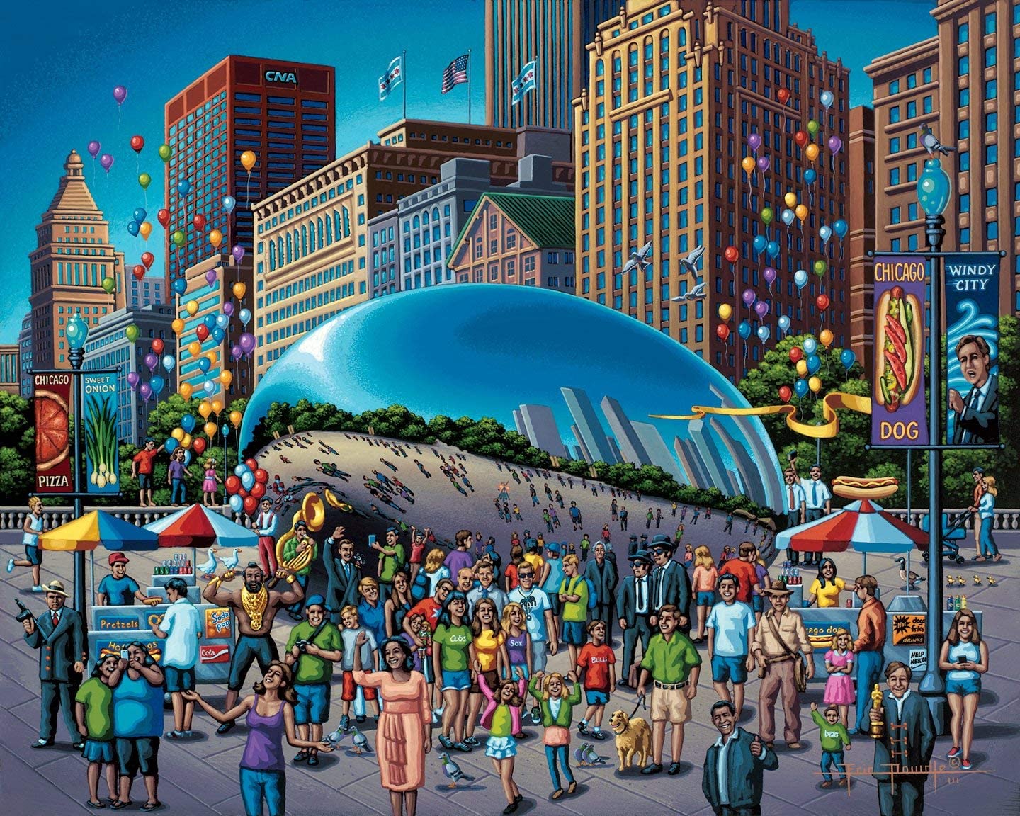 Chicago Bean (500 pc puzzle)