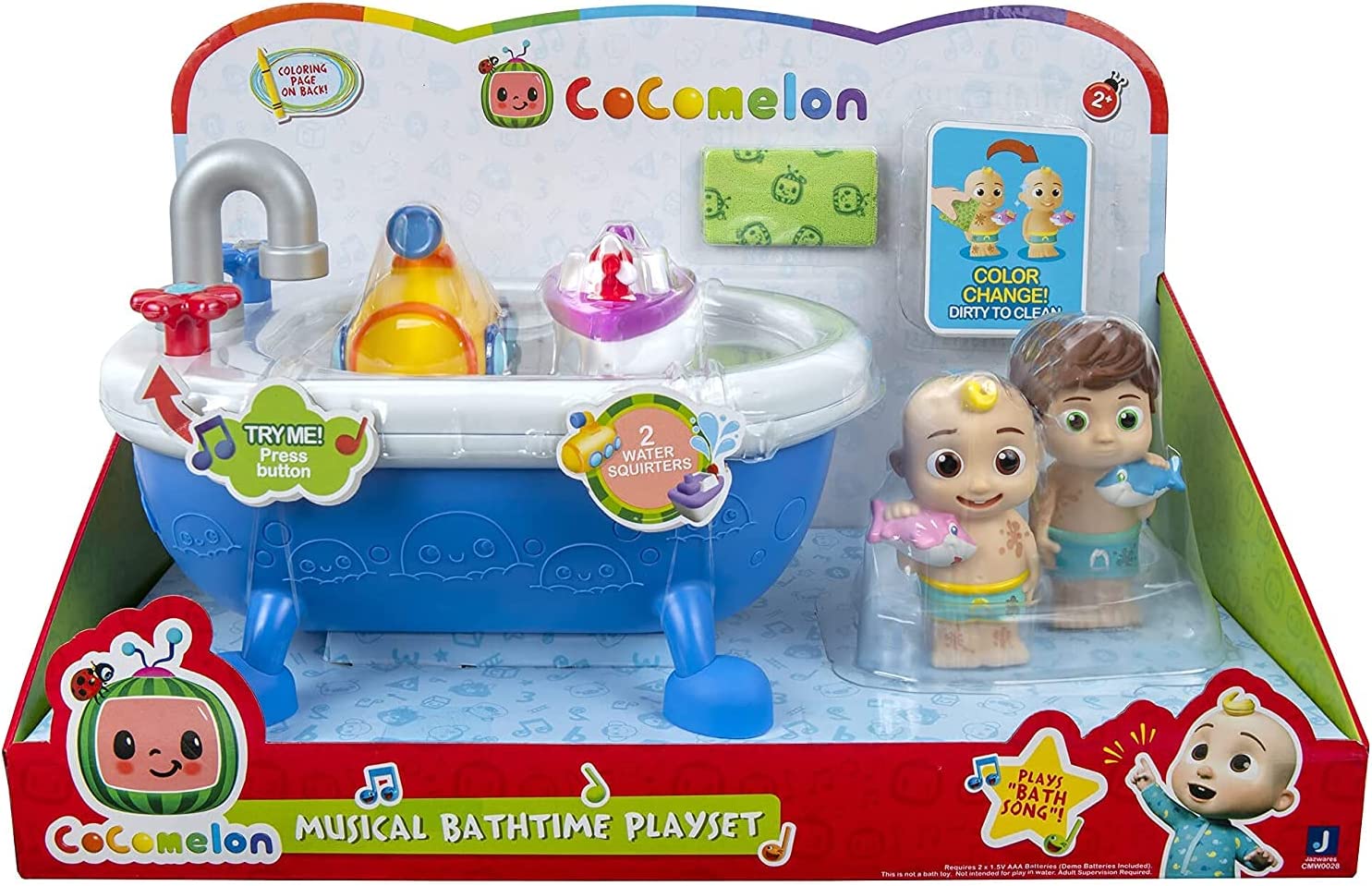 CoComelon Musical Bathtime Playset