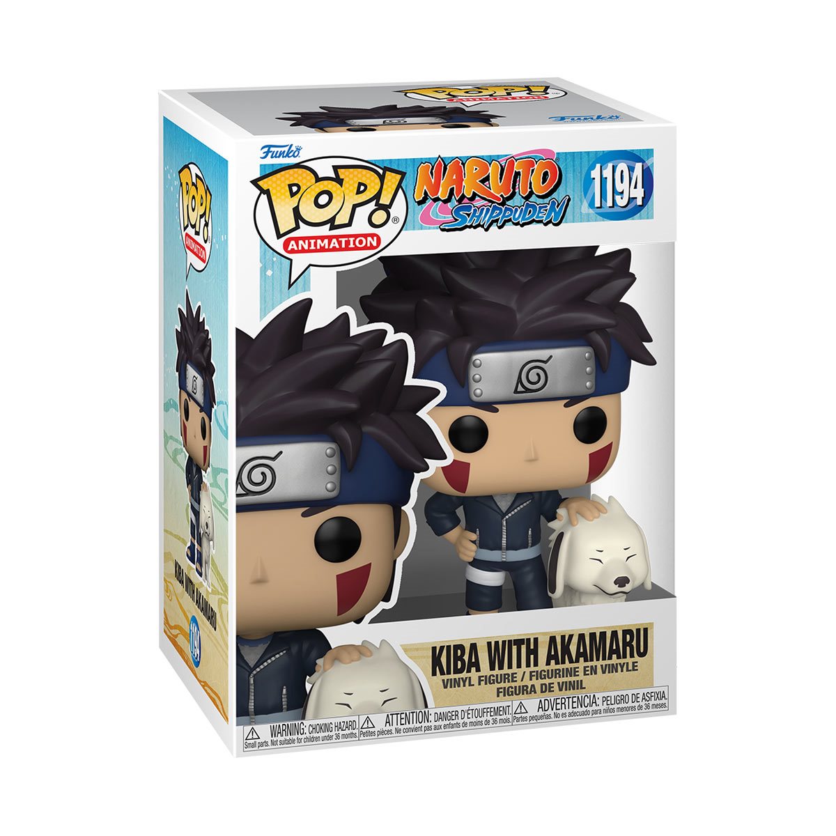 Naruto: Kiba with Akamaru Pop! Vinyl Figure (1194)