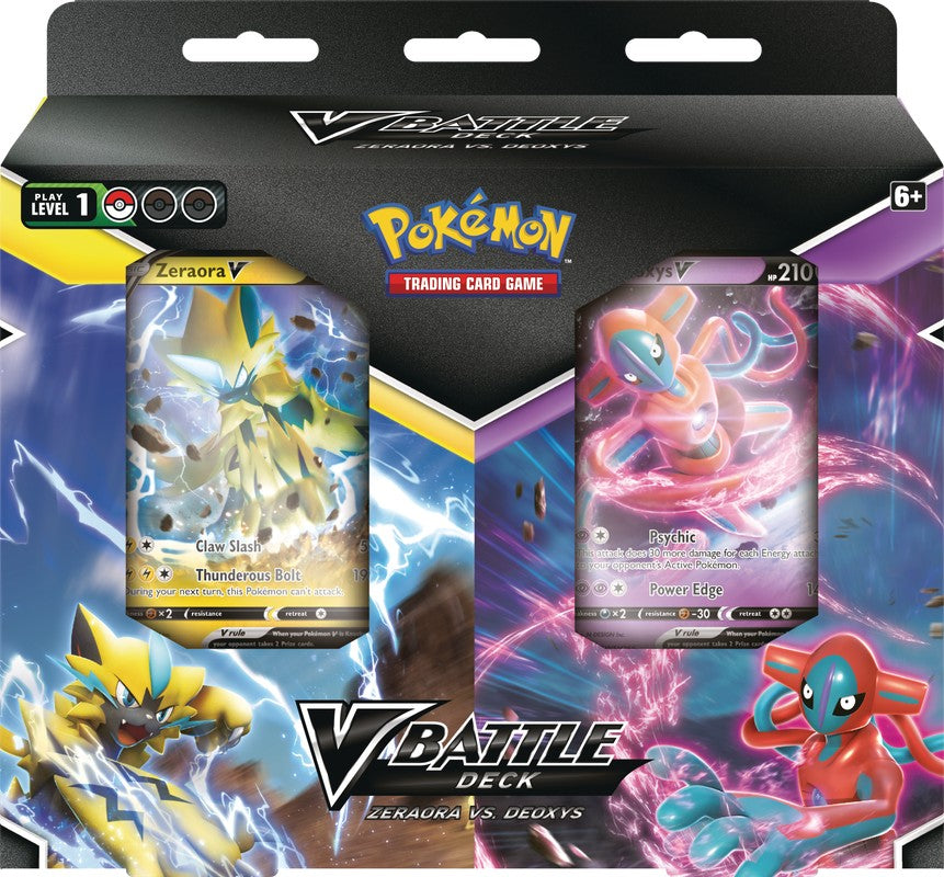 Pokemon Deoxys vs Zeraora V Battle Deck Bundle