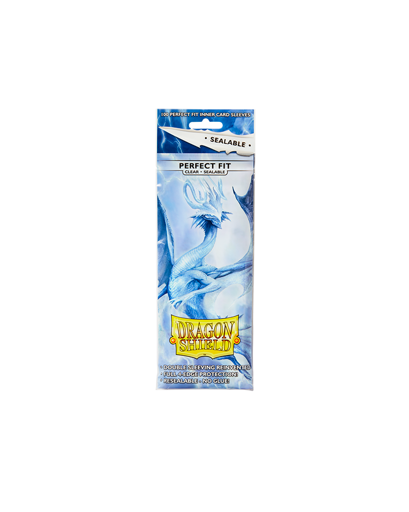 Dragon Shield 100ct Sealable Perfect Fit (Clear)