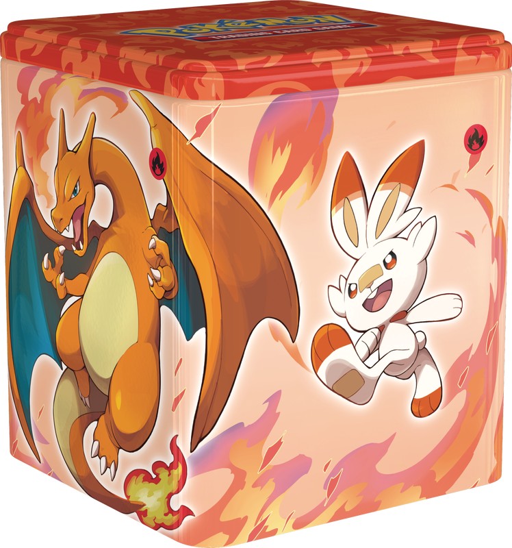 Pokemon Fighting, Fire, and Darkness Stacking Tin