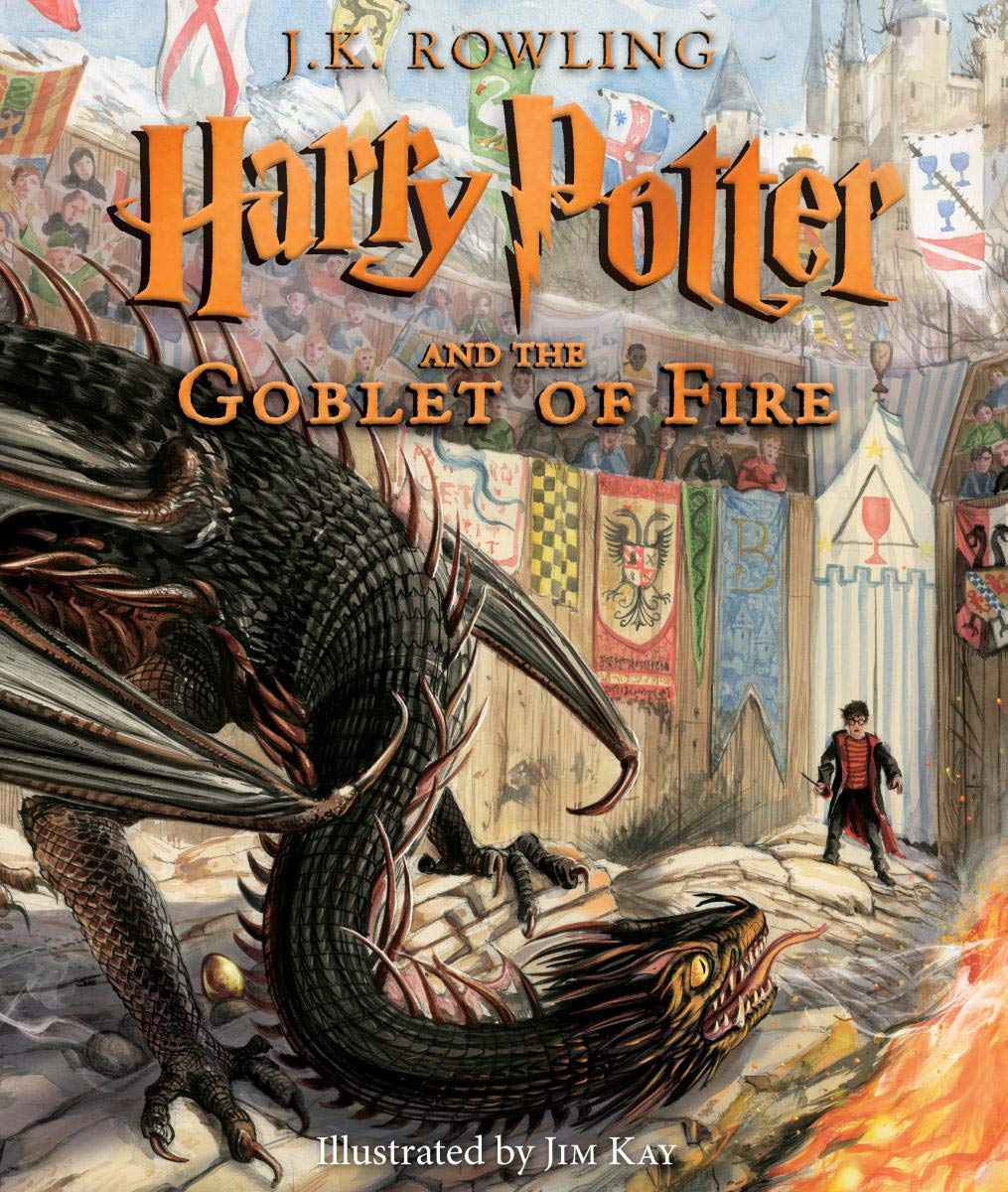 Harry Potter and the Goblet of Fire: The Illustrated Edition - Hardcover