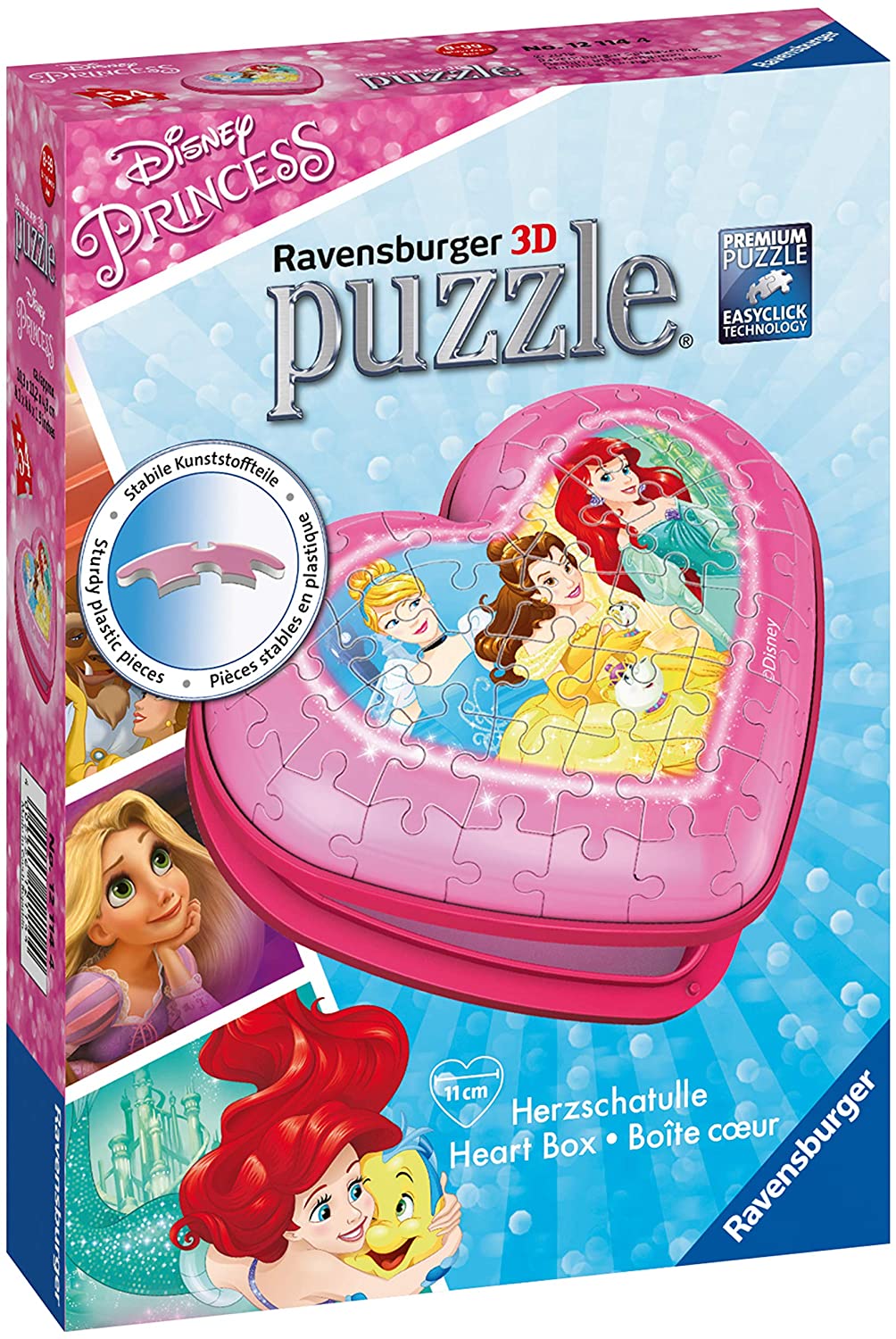 Disney Princess - 3D Heart puzzle