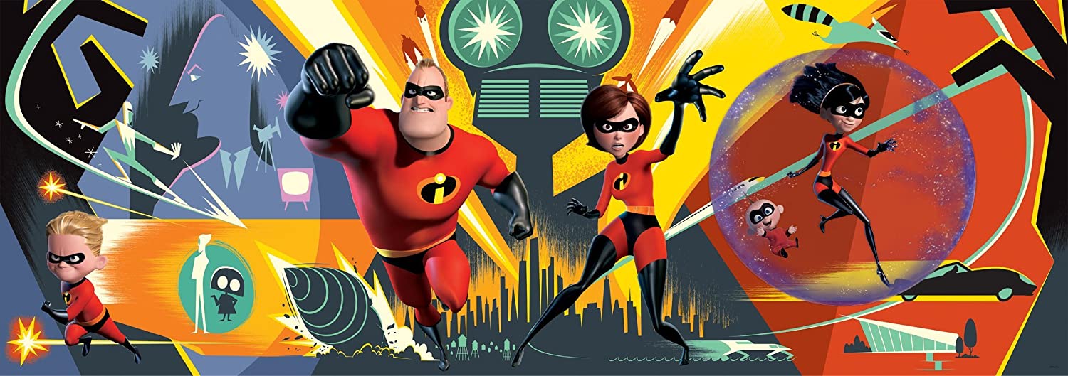 Disney Panoramic - Incredibles 2 (700 pc puzzle)