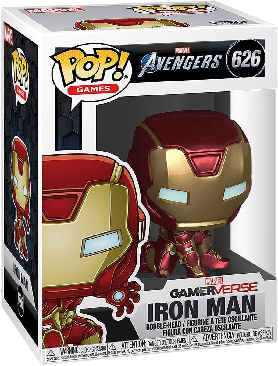 Marvel Avengers Gamerverse: Iron Man Pop! Bobble Head (626)