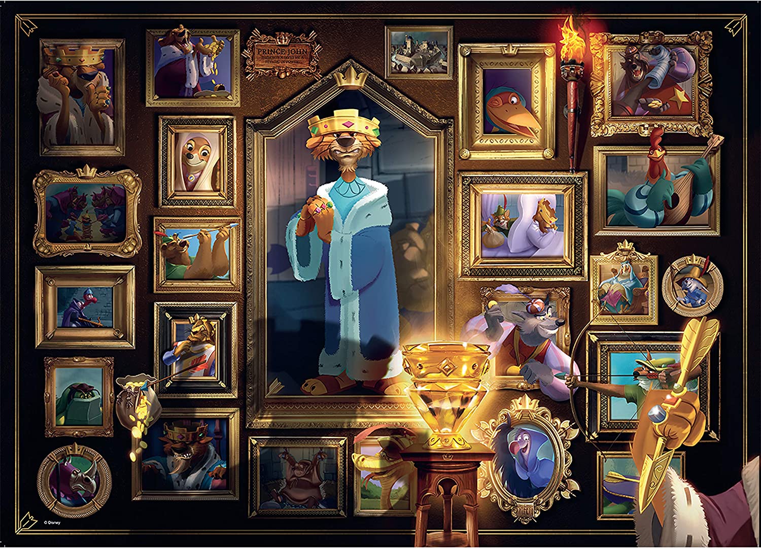 Disney Villainous: Prince John 1000 Piece Puzzle Disney Villainous: Prince John 1000 Piece Puzzle