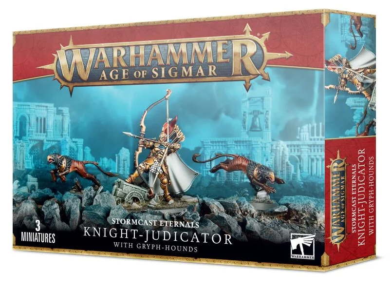 Warhammer Age of Sigmar: Stormcast Eternals - Knight-Judicator with Gryph Hounds