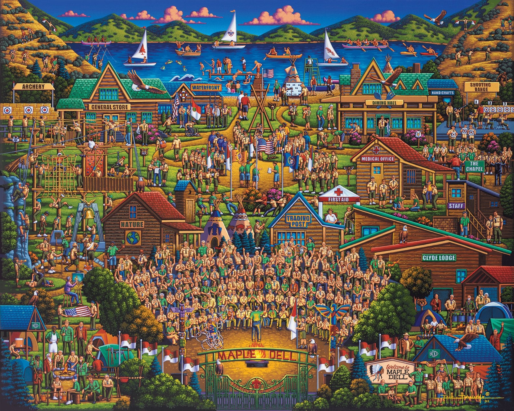 Camp Maple Dell (500 pc puzzle)