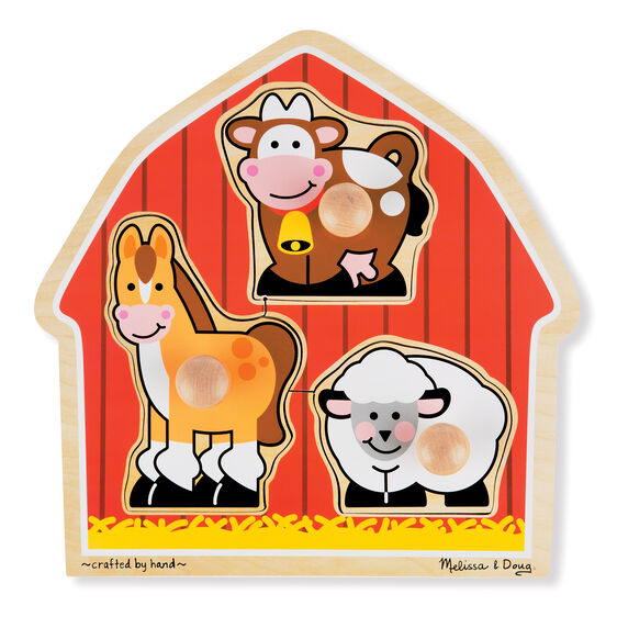 Barnyard Animals Puzzle: Jumbo Knob