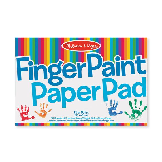 Finger Paint Paper Pad (12"x18")