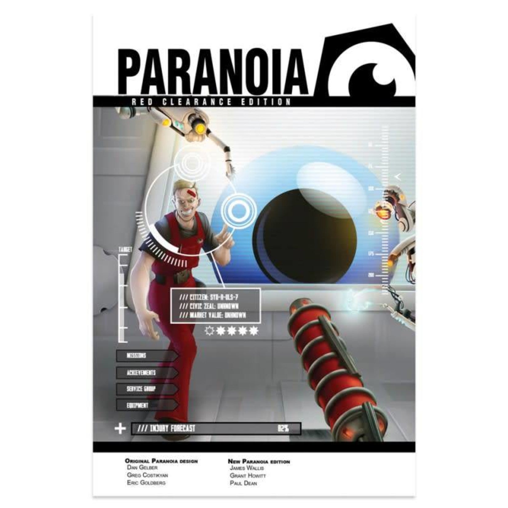 Paranoia RPG: Core Set - Red Clearance Edition