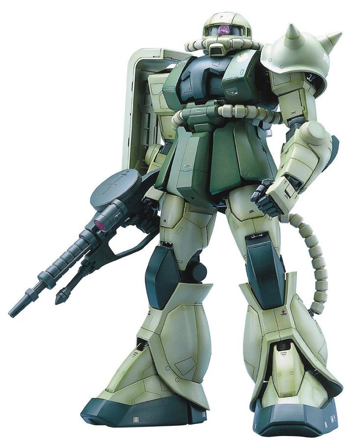 MS-06F Char's Zaku II Green Model Kit (PG)