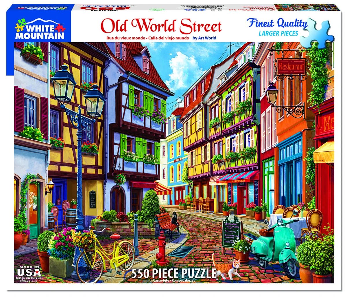 Old World Street (550 pc puzzle)