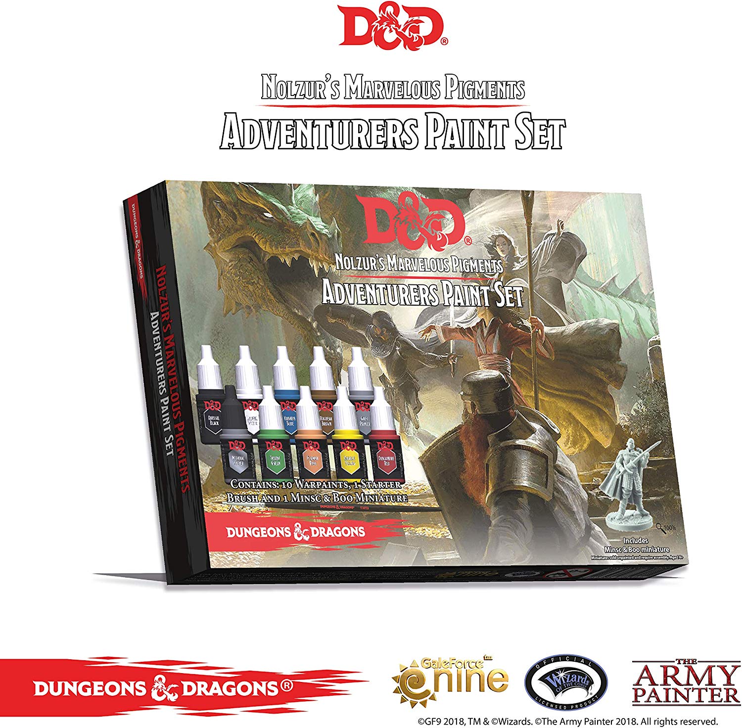 D&D Nolzur's Marvelous Pigments: Adventurers Paint Set