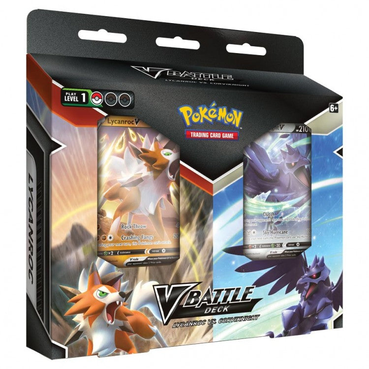 V Battle Deck Bundle - Lycanroc vs. Corviknight