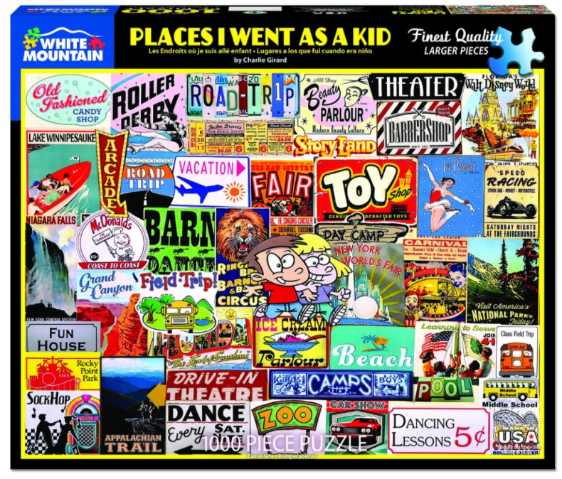 Places I Went As A Kid (1000 pc puzzle)