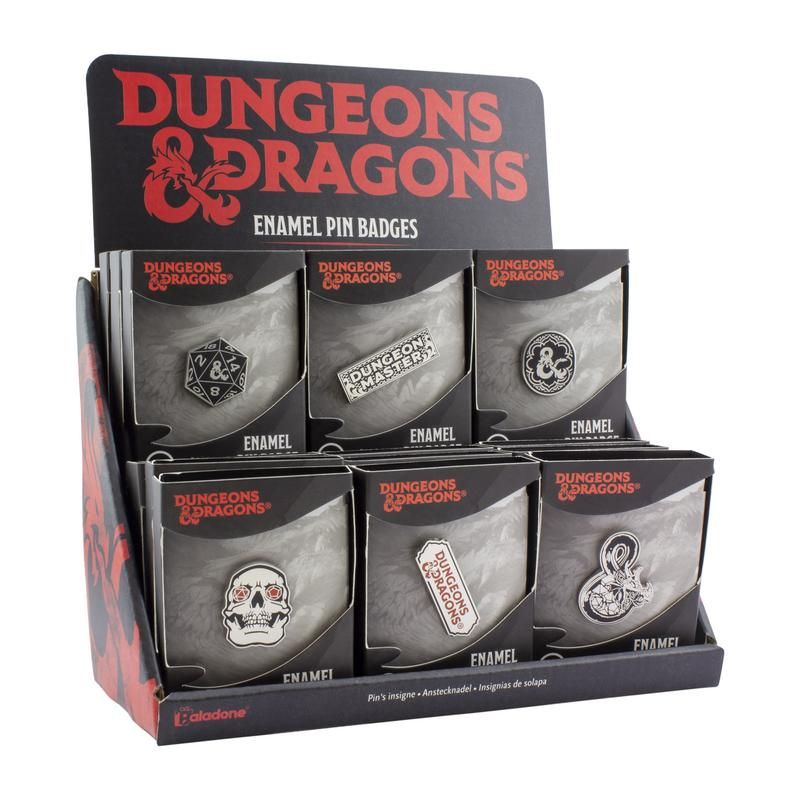 Dungeons and Dragons Enamel Pins Assorted