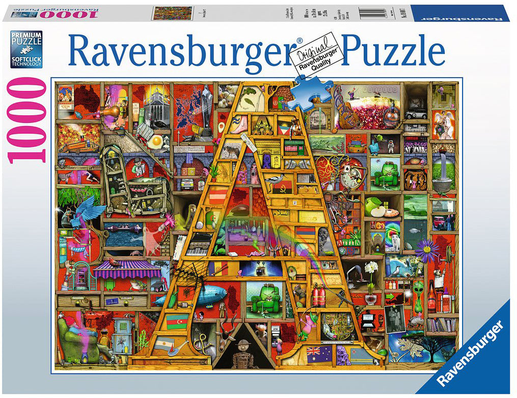 Awesome Alphabet "A" Puzzle (1000 pc)