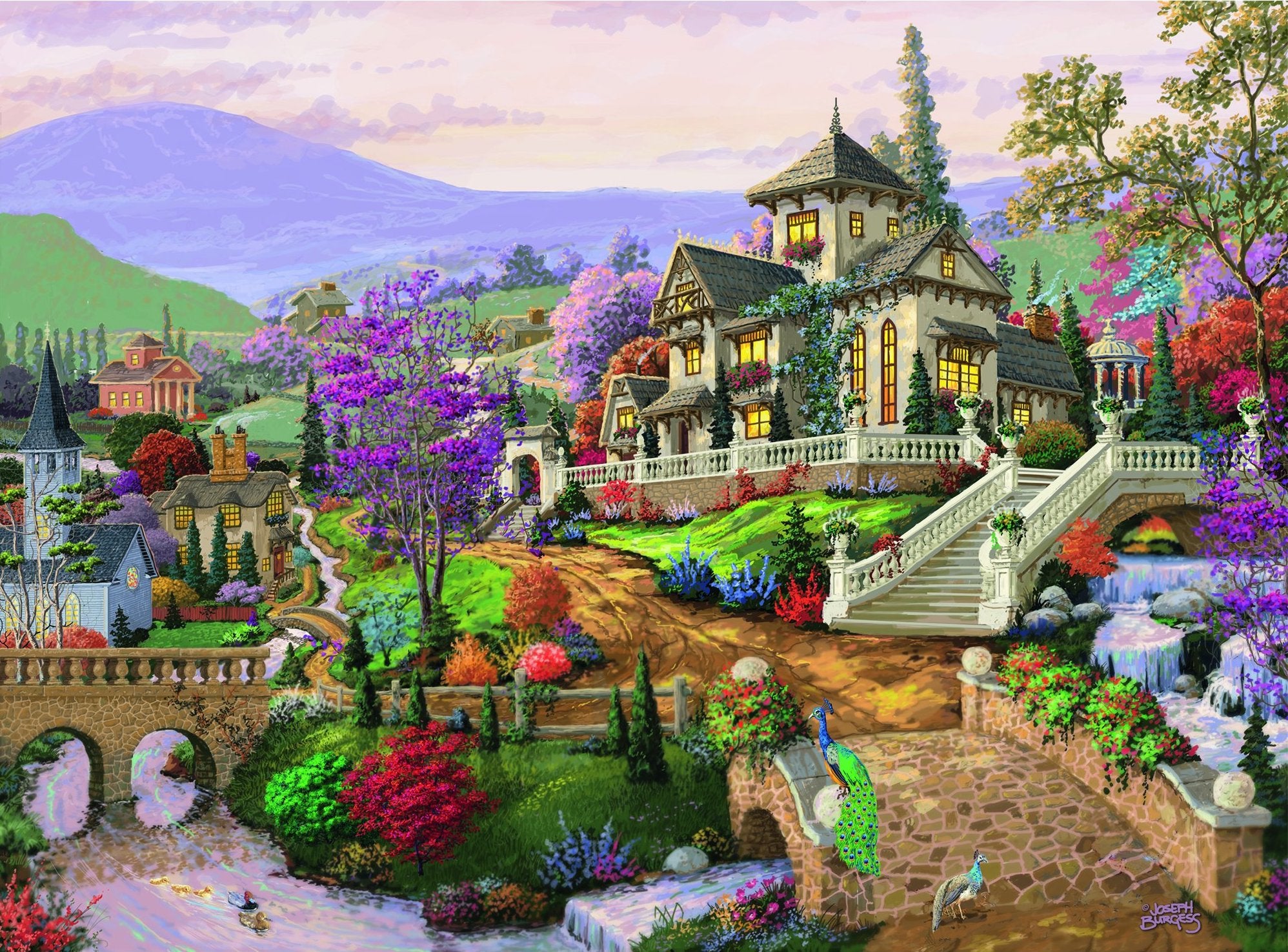 Hillside Retreat (500 pc puzzle)