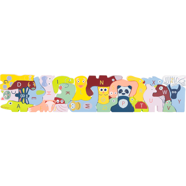 Wooden Animal ABC Educational Puzzle