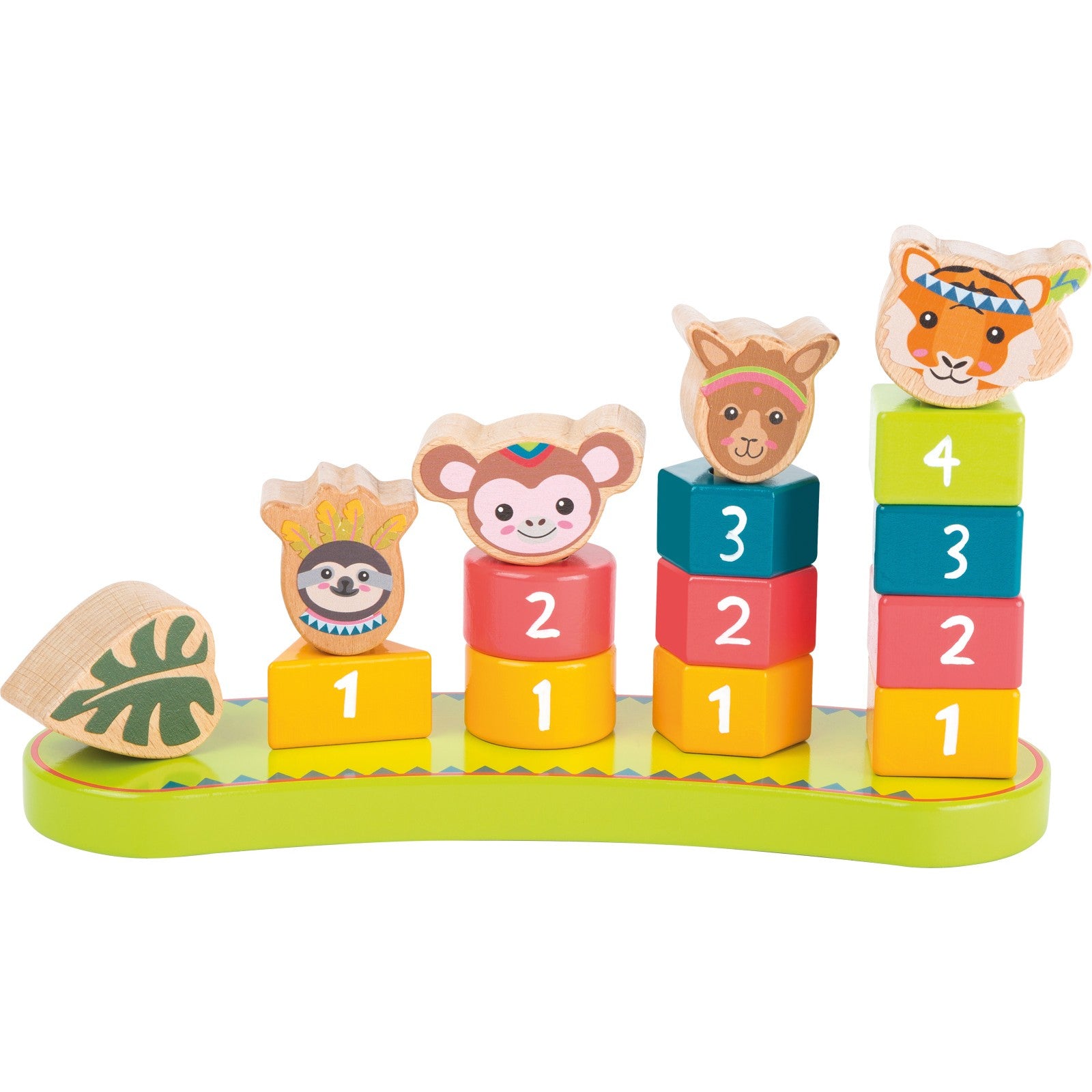 Shape-Fitting Game with Numbers Jungle