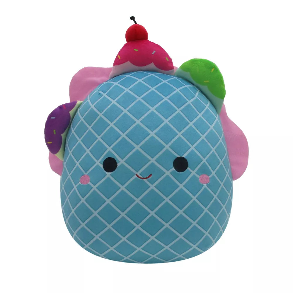 Squishmallows 11" Bertie the Blue Ice Cream Taco Plush Toy