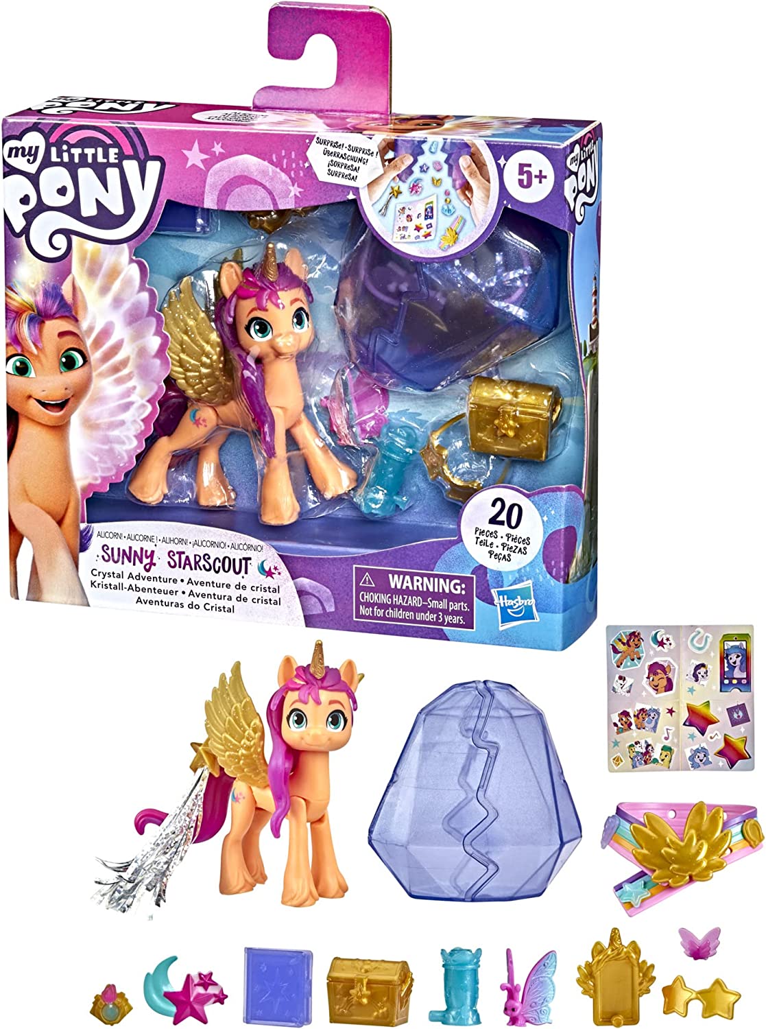 My Little Pony: A New Generation Movie Crystal Adventure Alicorn Sunny Starscout