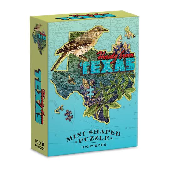 Wendy Gold: Texas (100 pc mini shaped puzzle)