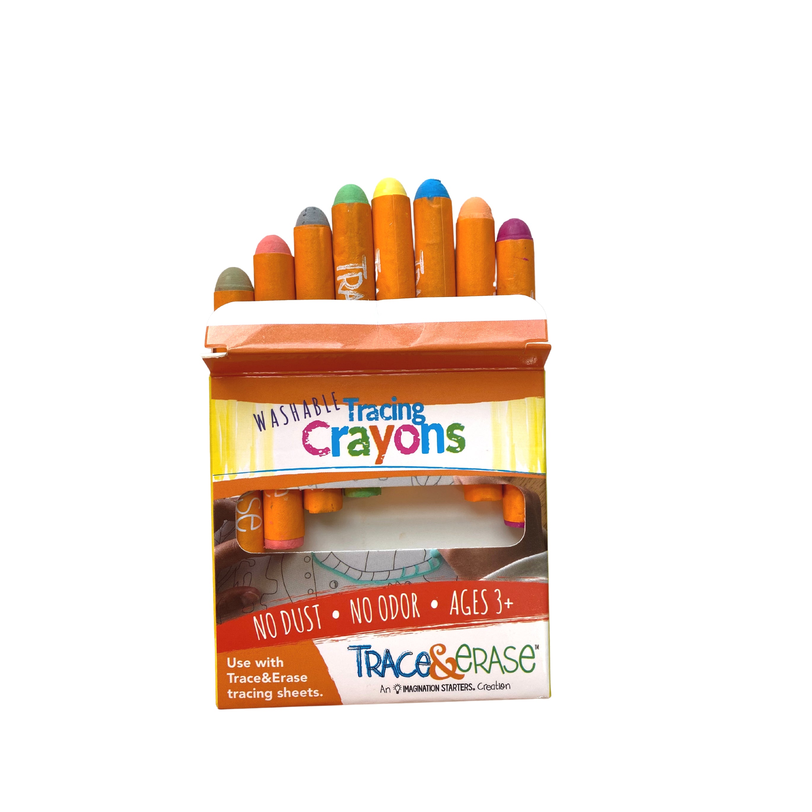 Trace & Erase Crayons- 8 pack