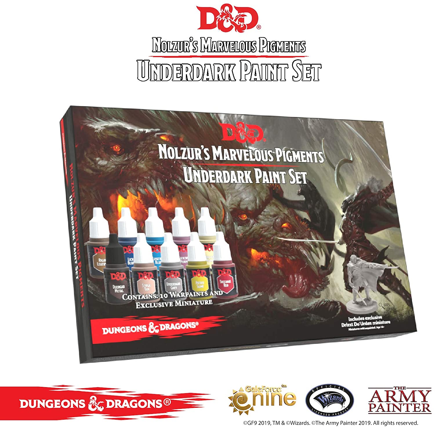 D&D Nolzur's Marvelous Pigments: Underdark Paint Set